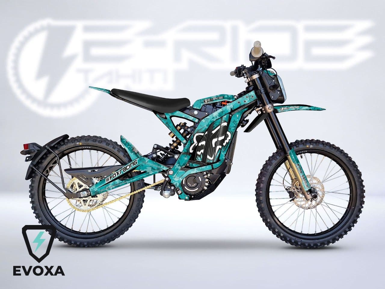 Fox Pixel Camo — Garlic Blue — visuel